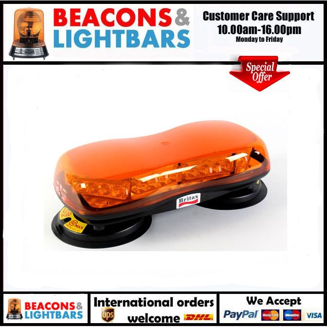 Britax A484.000.LDV Slimline 420mm magnetic Mini LED Light Bar PN: A484.000.LDV